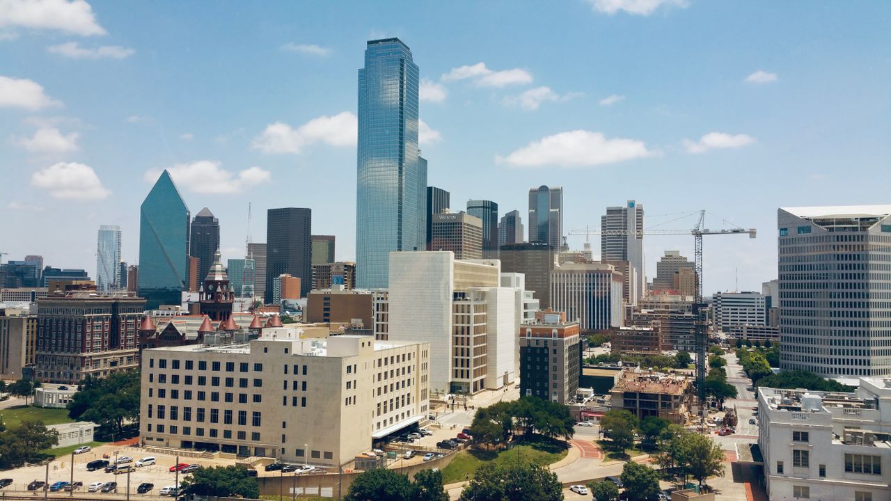 Downtown Dallas, Texas skyline